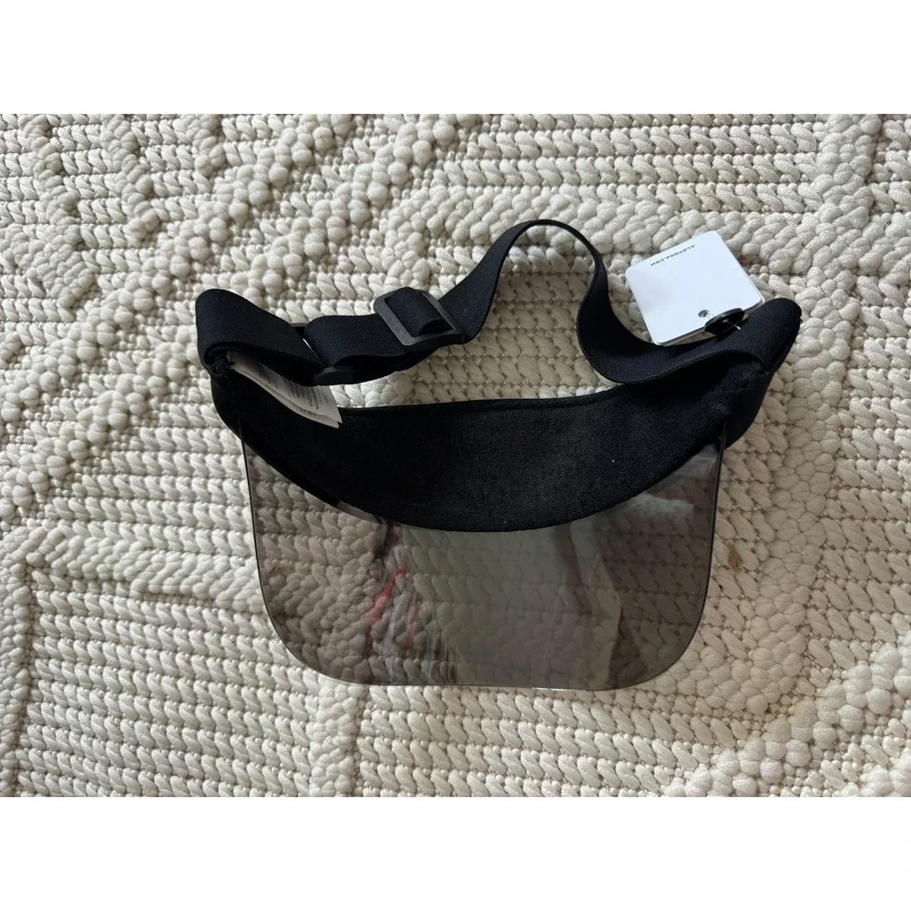 Alo Yoga Solar Airlift Visor Black Adjustable Hat NWT